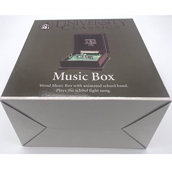 Rare Texas A&M College Football Animated Marching Band Music Box - NCAA - NIB - Picture 1 of 5